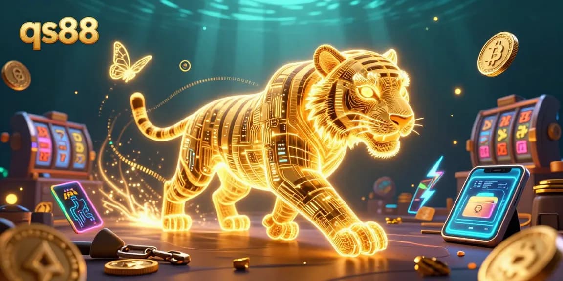Experience the excitement of qs88 with vibrant slots and crypto elements in a stunning digital casino.