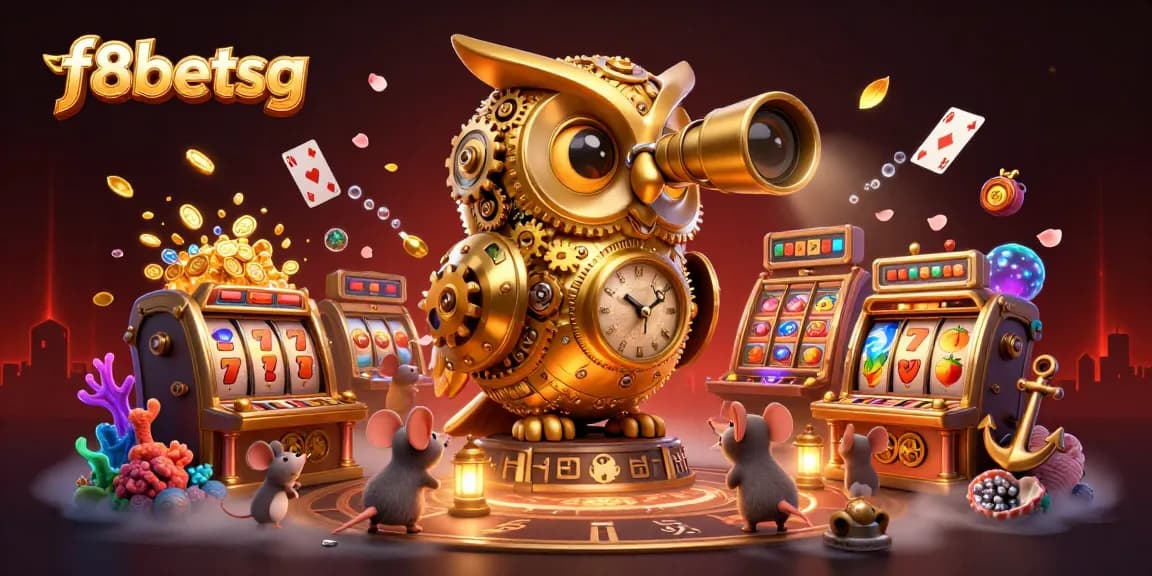 Experience thrilling gameplay at f8betsg with vibrant 3D casino elements and golden winnings.