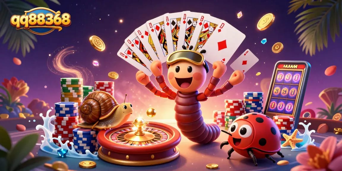 Engage with the exciting world of qq88368 online gambling, revealing dynamic casino scenes.