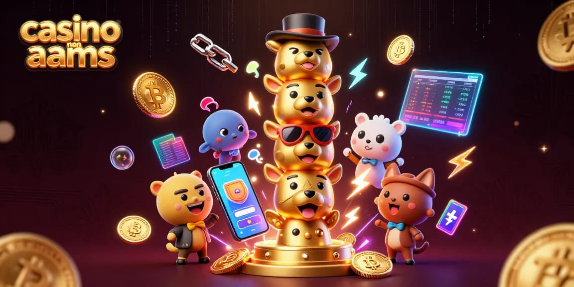Play exciting games at casino non aams with vibrant 3D graphics and crypto elements