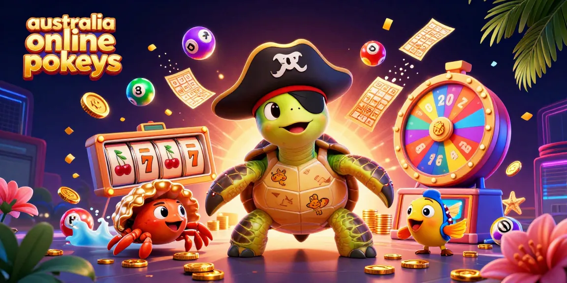 Spin to win with vibrant australia online pokies featuring a treasure-hunting turtle and dynamic casino elements!