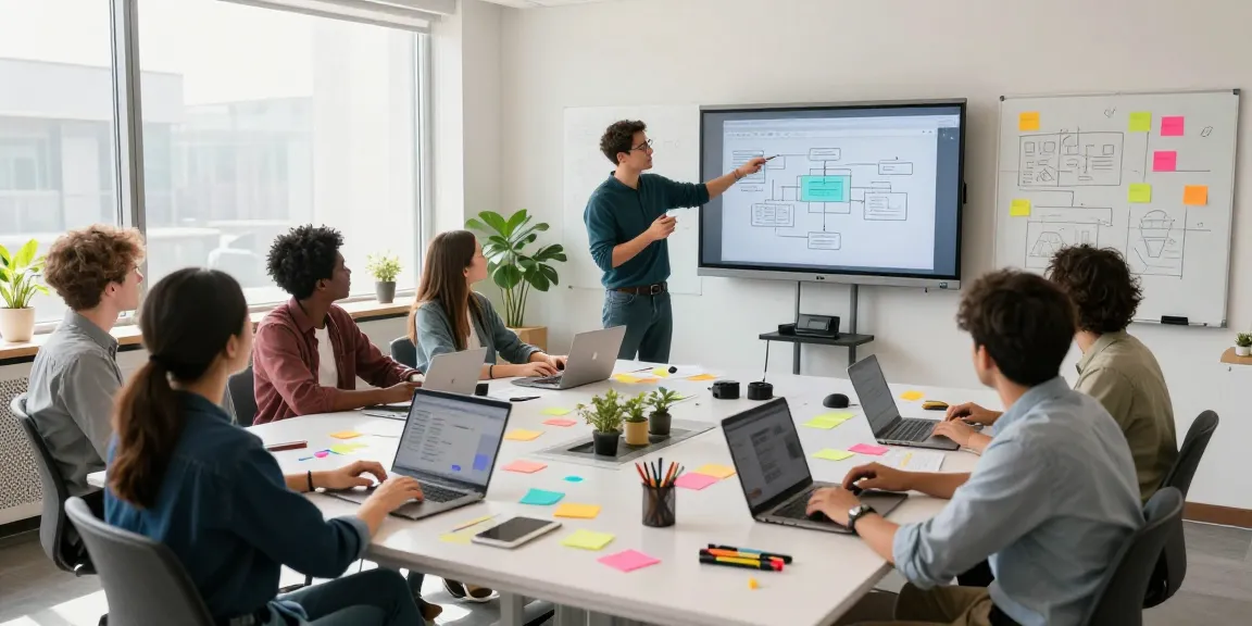 Dynamic team collaboration in a modern workspace at the WPS Official Website for software development.