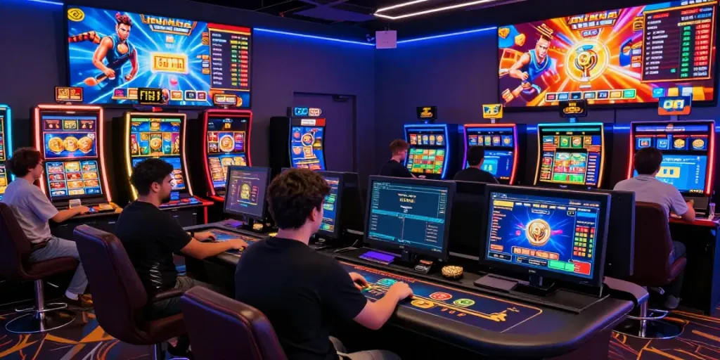 Players enjoying diverse games on the vibrant platform ee88a.exposed, showcasing excitement and rich graphics.