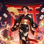 Engage with thrilling games at ufo777 featuring a dynamic illustration of casino excitement.