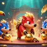 Engage with rr88ka com as rival pangolins bowl through poker chips in an exciting casino scene.