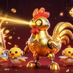Experience thrilling gaming with Sky88's vibrant slots and 3D cartoon robot characters.
