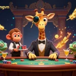 Engage with smartshoppingvn and win at a virtual casino with high-roller giraffe and friends!